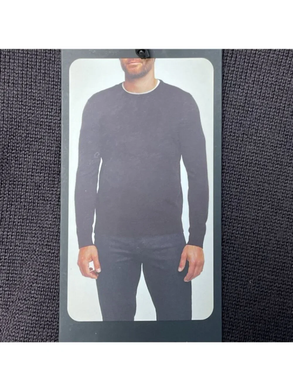 Banana Republic Men’s M Merino Wool Crewneck Sweater Brown F1057